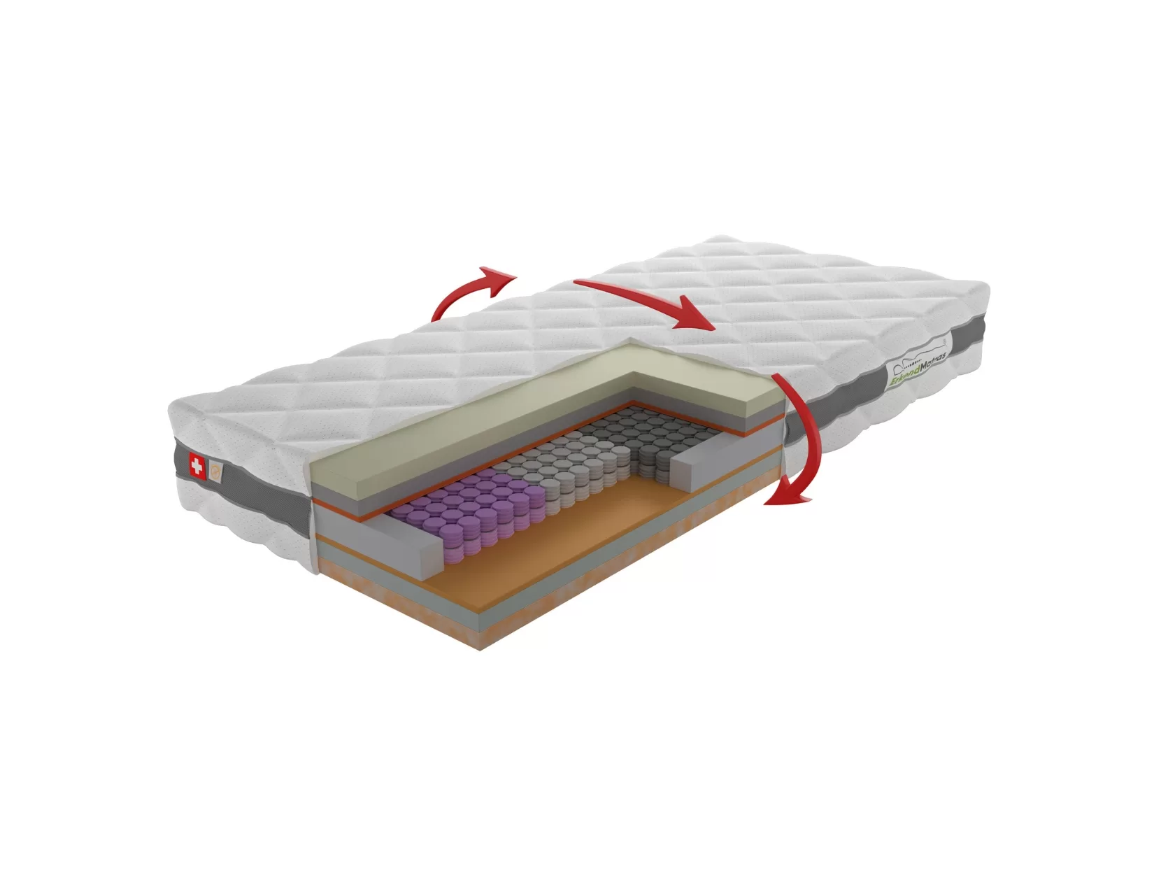 Opbergboxspring incl. ErkendMatras® 70x190 - Afbeelding 2