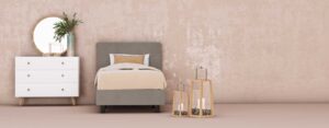Boxspring taupe