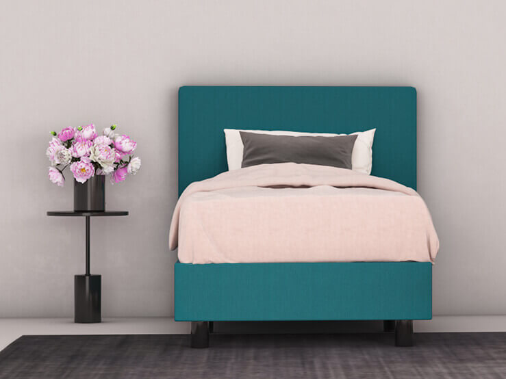 Boxspring turquoise