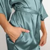 Kimono Satijn Ijmuiden Groen - Afbeelding 4
